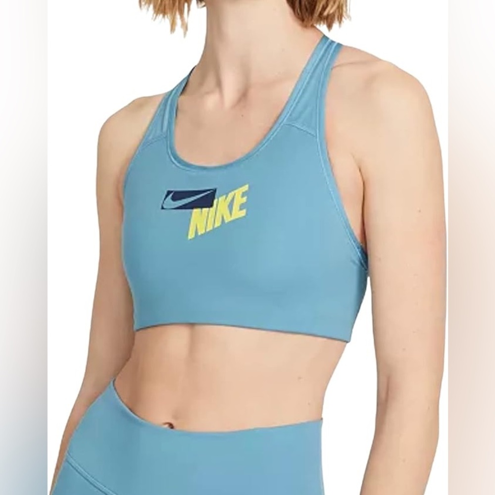 Nike Sports Underwear Women's Blue Dri-Fit Swoosh Womens Size XS